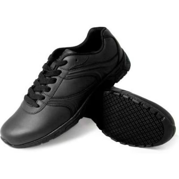 Genuine Grip® Women's Athletic Plain Toe Sneakers, Size 5.5W, Black, Lfc, Llc, Mfr#: 130-5.5W